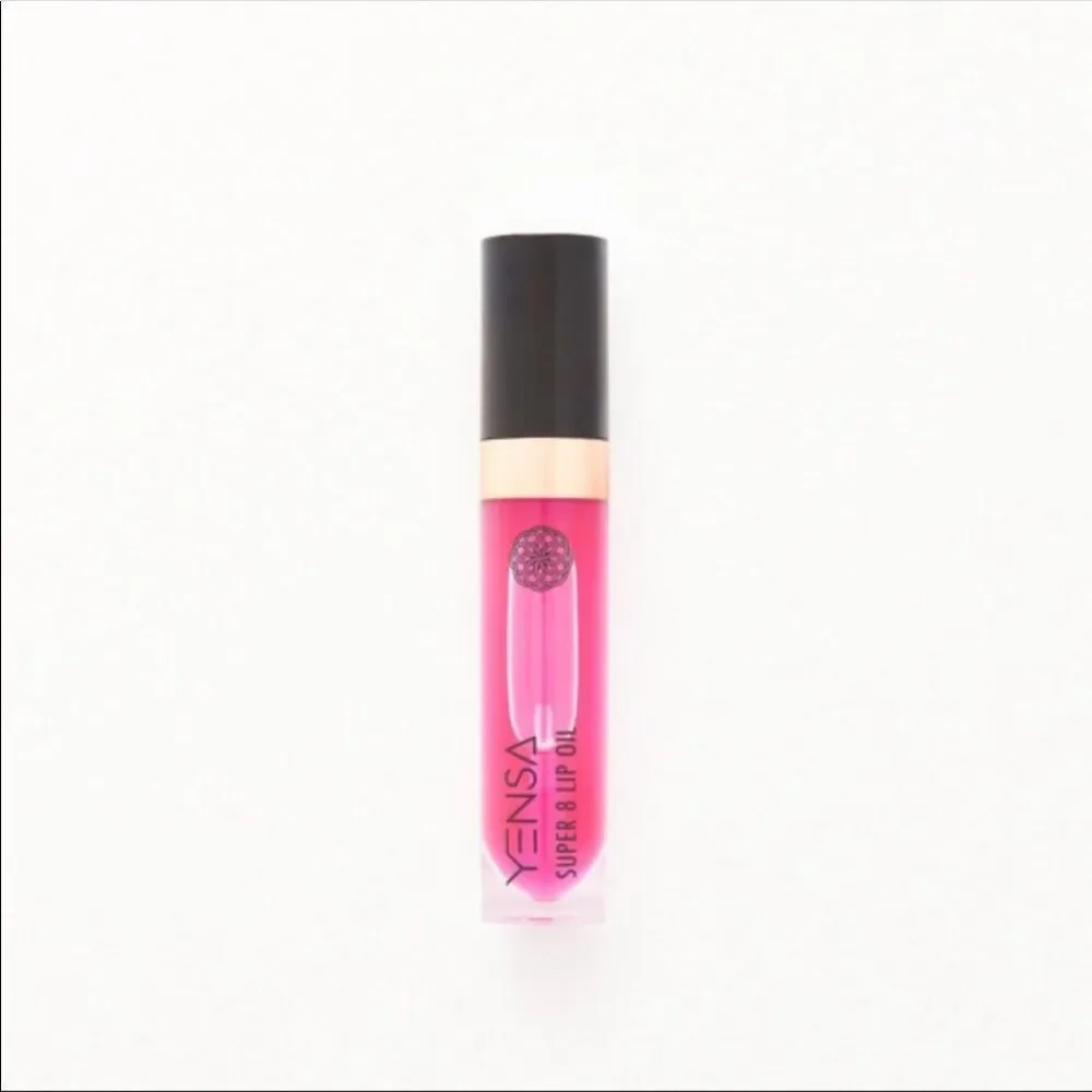 Yensa Full Sized Super 8 LIp Oil in Pink Shine New in Box